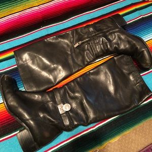 Michael Kors Black leather boots